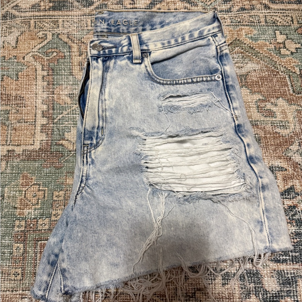 American Eagle Outfitters Light Blue Jean Shorts